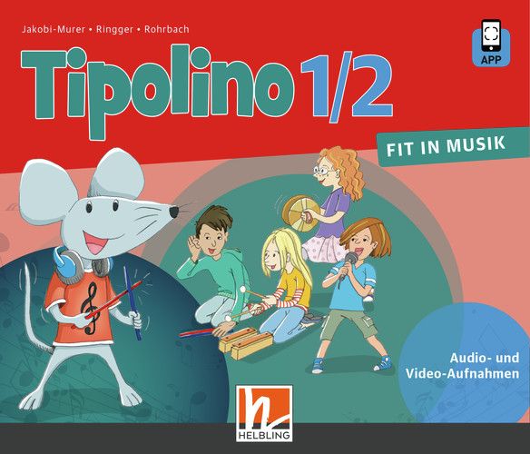 Produktbild: Tipolino 1/2 - Fit in Musik. Audio-Aufnahmen. Ausgabe BY
