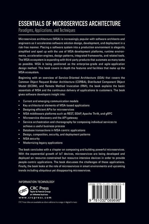 Produktbild: Essentials of Microservices Architecture