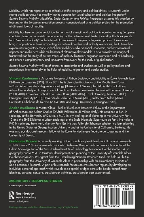 Produktbild: Europe Beyond Mobility