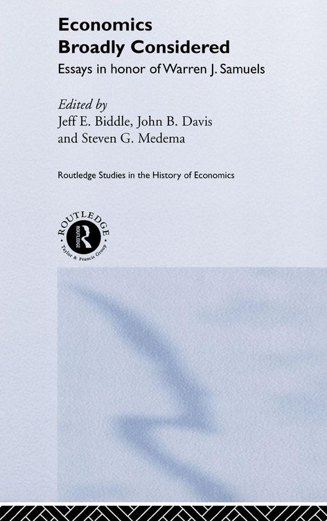 Produktbild: Economics Broadly Considered
