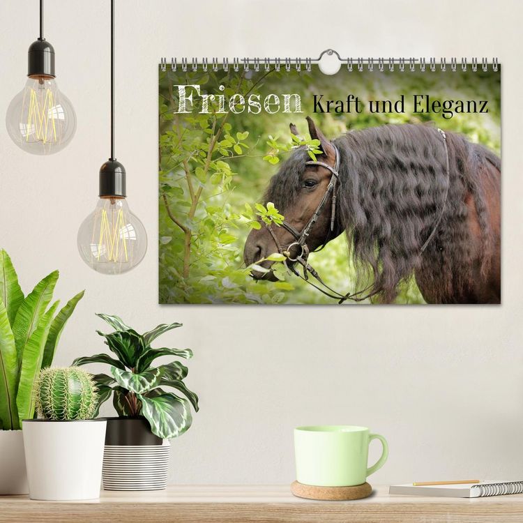 Produktbild: Friesen - Kraft und Eleganz (Wandkalender 2027 DIN A4 quer), CALVENDO Monatskalender