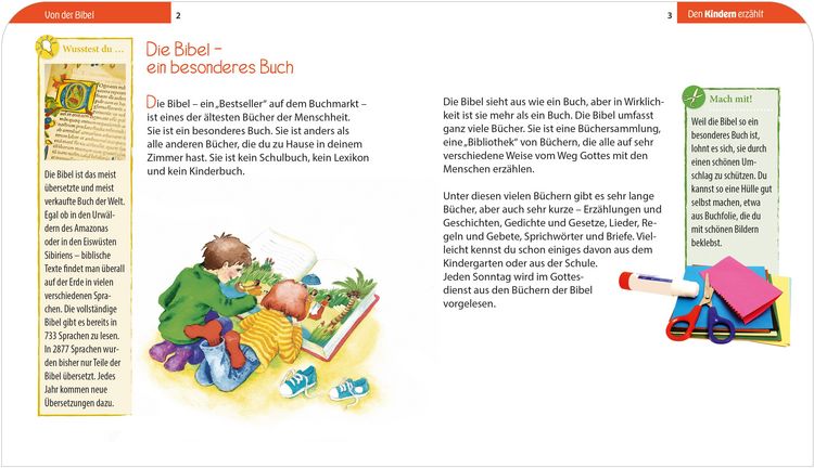 Produktbild: Von der Bibel den Kindern erz&auml;hlt