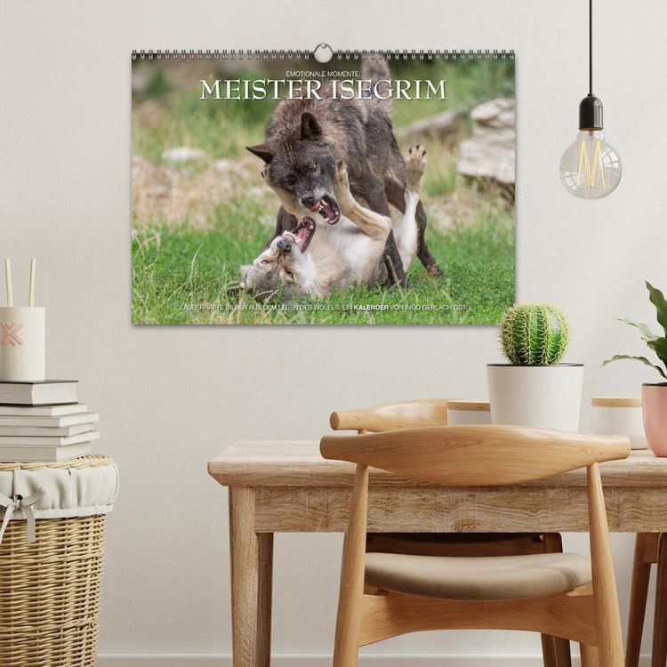 Produktbild: Meister Isegrim (Wandkalender 2026 DIN A3 quer), CALVENDO Monatskalender