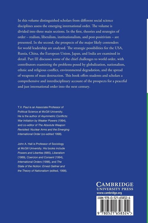 Produktbild: International Order and the Future of World Politics