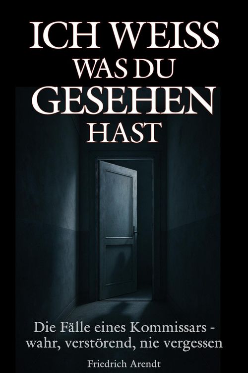 Produktbild: Ich wei&szlig;, was du gesehen hast: Die F&auml;lle eines Kommissars  wahr, verst&ouml;rend, nie vergessen
