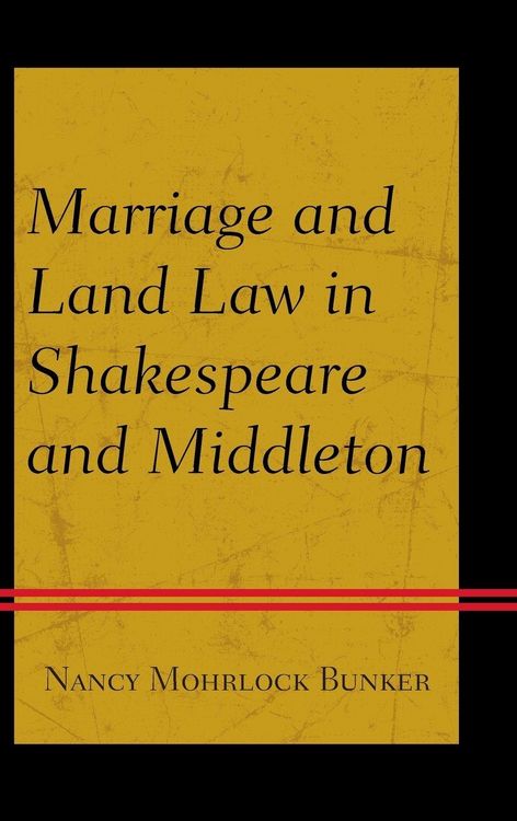 Produktbild: Marriage and Land Law in Shakespeare and Middleton
