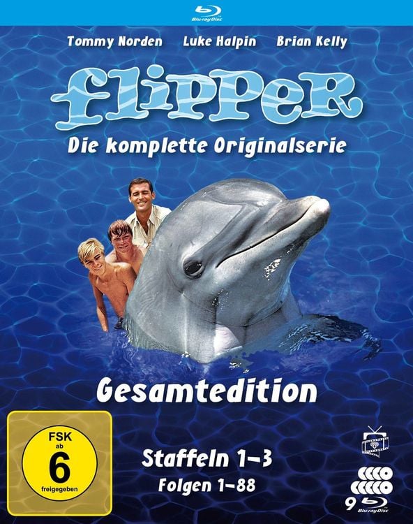 Produktbild: Flipper Gesamtedition - Die komplette Originalserie (Staffeln 1-3) (Fernsehjuwelen) [9 BRs]