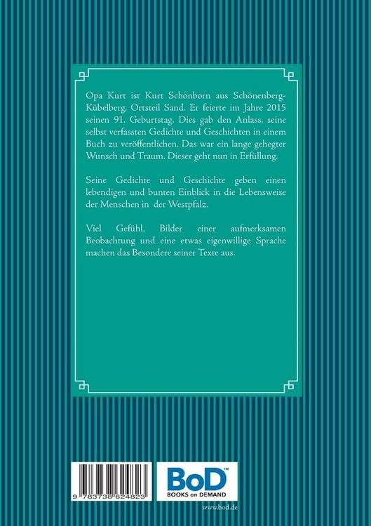 Produktbild: Opa Kurt&acute;s Gedichte und Geschichten