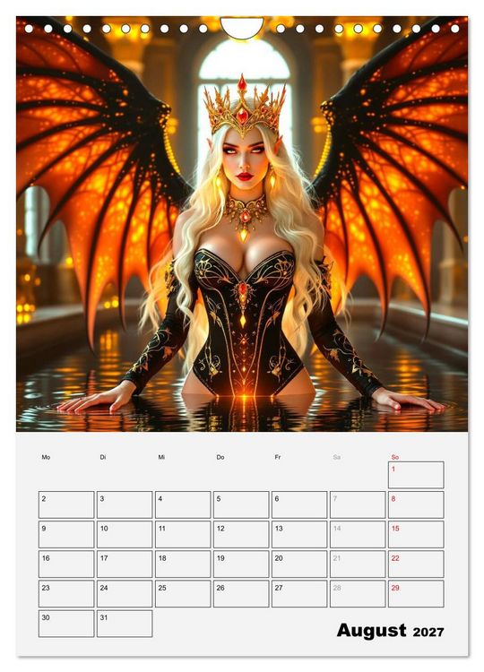 Produktbild: Herrscherinnen der Galaxien (Wandkalender 2027 DIN A4 hoch), CALVENDO Monatskalender