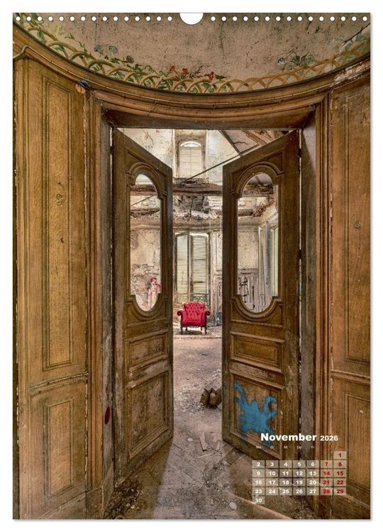 Produktbild: Lost Places - morbide Sch&ouml;nheiten (Wandkalender 2026 DIN A3 hoch), CALVENDO Monatskalender