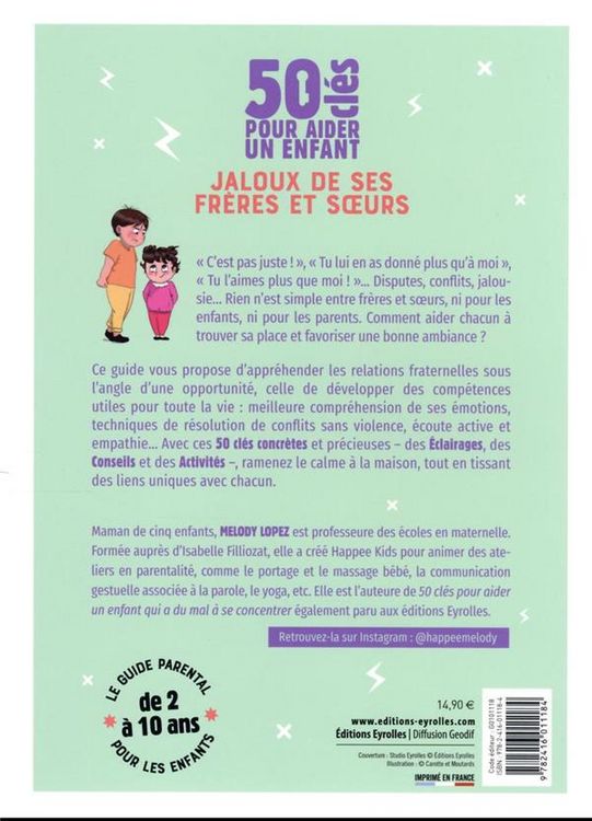 Produktbild: 50 cles pour aider un enfant jaloux