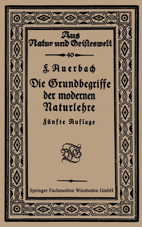 Produktbild: Die Grundbegriffe der modernen Naturlehre