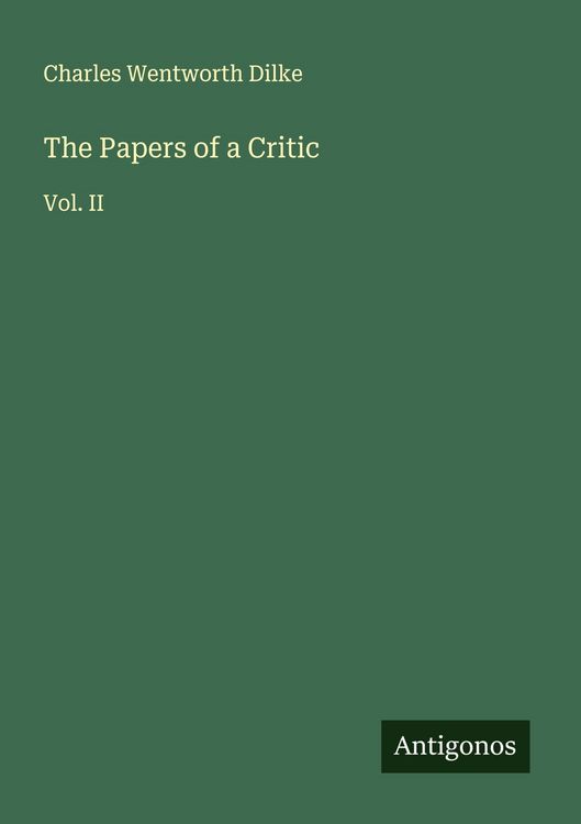 Produktbild: The Papers of a Critic