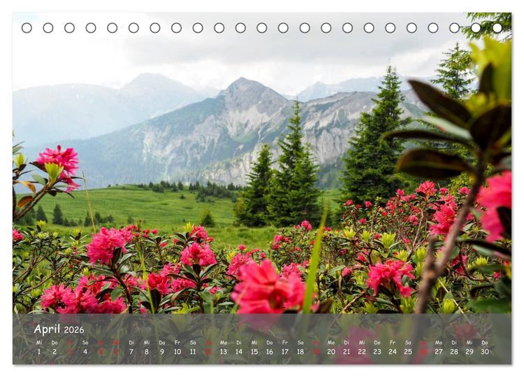 Produktbild: Ammergauer Alpen (Tischkalender 2026 DIN A5 quer), CALVENDO Monatskalender