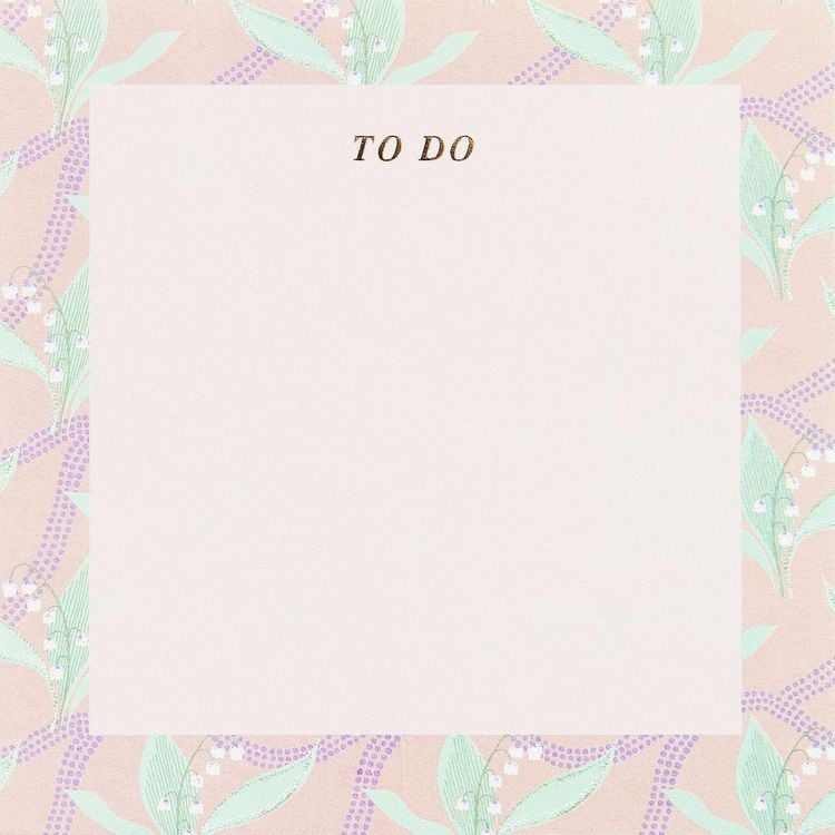 Produktbild: Notizzettel-Box Flower Frames , 200 Blatt, 9x9 cm