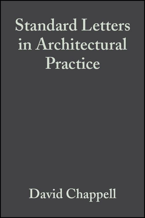 Produktbild: Standard Letters in Architectural Practice