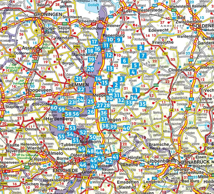 Produktbild: ROTHER Wanderf&uuml;hrer Emsland - Grafschaft Bentheim