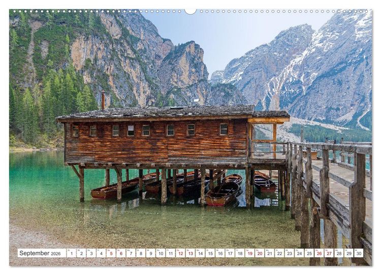 Produktbild: S&uuml;dtirol - Von Meran bis zum Pragser Wildsee (hochwertiger Premium Wandkalender 2026 DIN A2 quer), Kunstdruck in Hochglanz