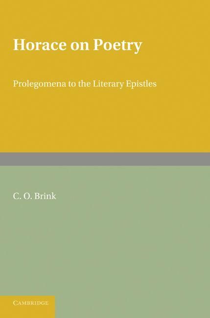 Produktbild: Horace on Poetry