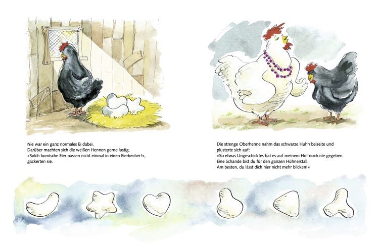 Produktbild: Das schwarze Huhn: Liebenswerte Ostergeschichte f&uuml;r Kinder ab 4 Jahren!