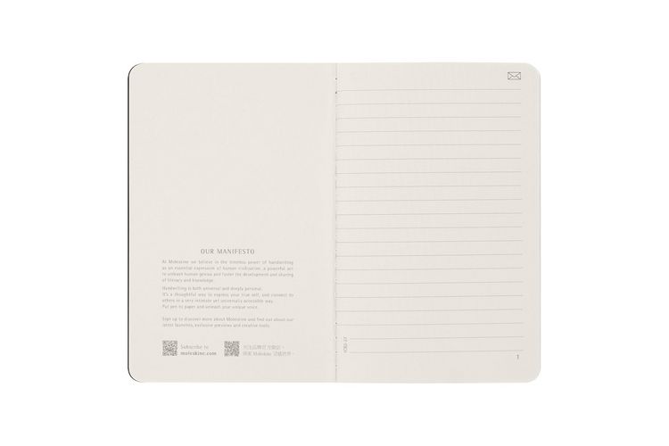 Produktbild: Moleskine Smart Cahier Journal, Pocket, Ruled, Black, Soft Cover (3.5 x 5.5)