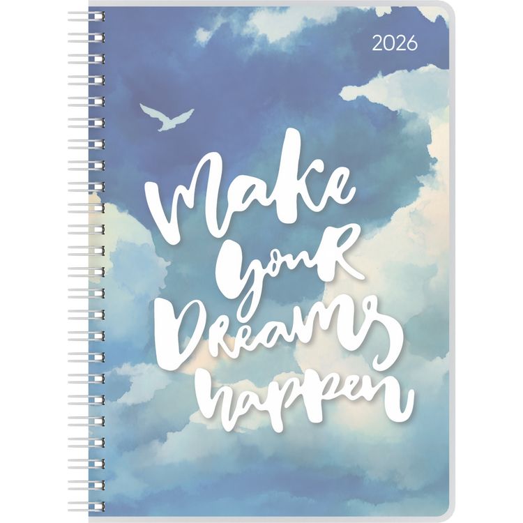 Alpha Edition | Ladytimer TO GO Deluxe Sky 2026 - Taschen-Kalender 15,3x8,7 Cm - Tucson Einband - Mit Motivprägung - Weekly - 128 Seiten - Alpha Edition | 1. Auflage | 2025