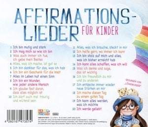 Produktbild: Affirmationslieder f&uuml;r Kinder