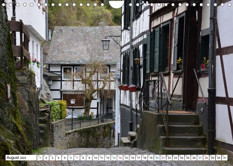 Produktbild: Monschau - Fachwerkidylle in der Eifel (Wandkalender 2022 DIN A4 quer)