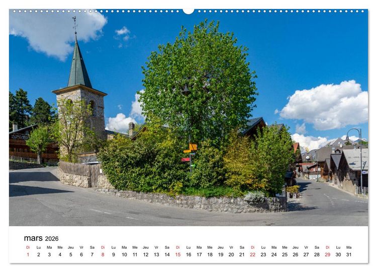 Produktbild: Randonn&eacute;es en Suisse Les Alpes vaudoises (Calendrier mural 2026 DIN A2 vertical) calendrier de bureau