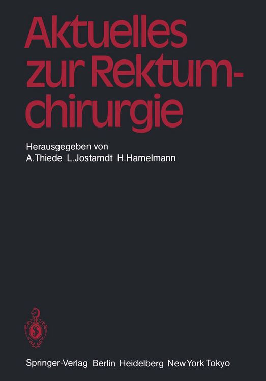 Produktbild: Aktuelles zur Rektumchirurgie