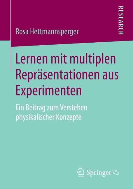 Produktbild: Lernen mit multiplen Repr&auml;sentationen aus Experimenten