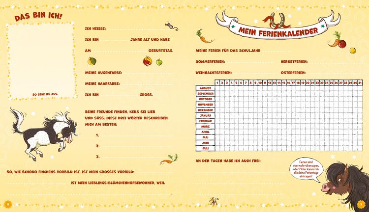 Produktbild: Mein Haferhorde-Ferienbuch