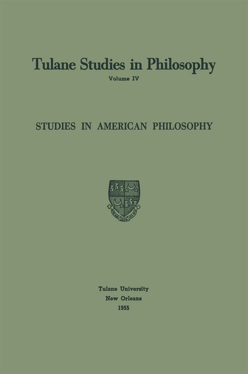 Produktbild: Studies in American Philosophy
