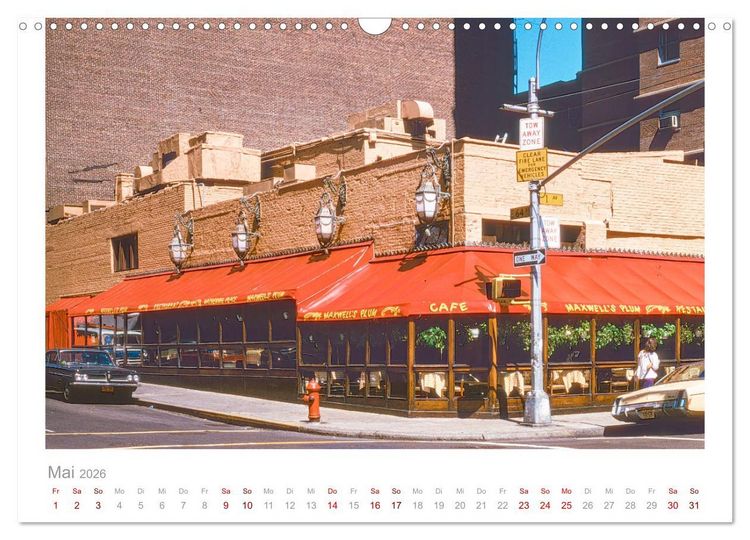 Produktbild: New York in 1975 (Wandkalender 2026 DIN A3 quer), CALVENDO Monatskalender