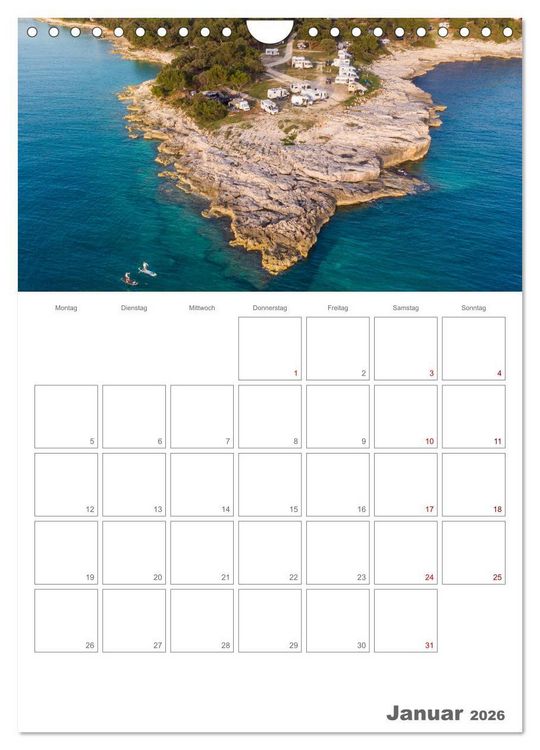 Produktbild: Wohnmobil Jahresplaner (Wandkalender 2026 DIN A4 hoch), CALVENDO Monatskalender