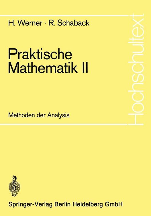 Produktbild: Praktische Mathematik II