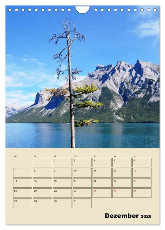 Produktbild: Kanadas gro&szlig;e Seen / Planer (Wandkalender 2026 DIN A4 hoch), CALVENDO Monatskalender