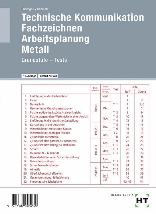 Produktbild: Technische Kommunikation. Grundstufe - Tests