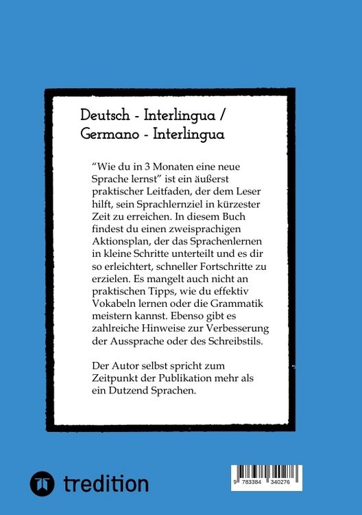 Produktbild: Wie du in 3 Monaten eine neue Sprache lernst - bilingual