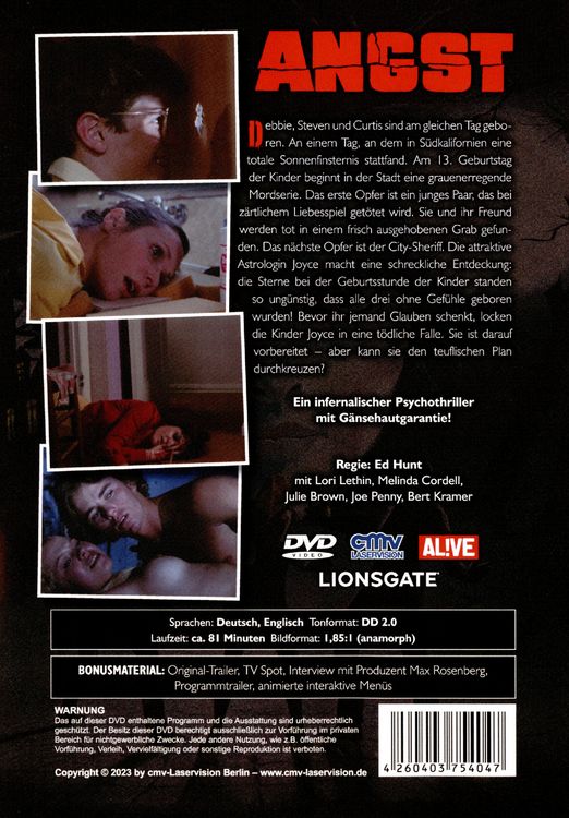 Produktbild: Angst (Bloody Birthday)