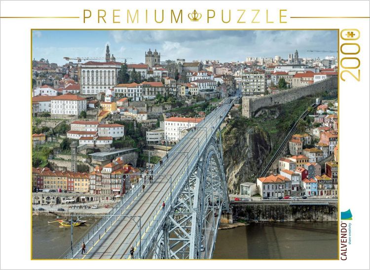 Produktbild: CALVENDO Puzzle Ponte Luis I. in Porto | 2000 Teile Lege-Gr&ouml;&szlig;e 90x67cm Foto-Puzzle f&uuml;r gl&uuml;ckliche Stunden