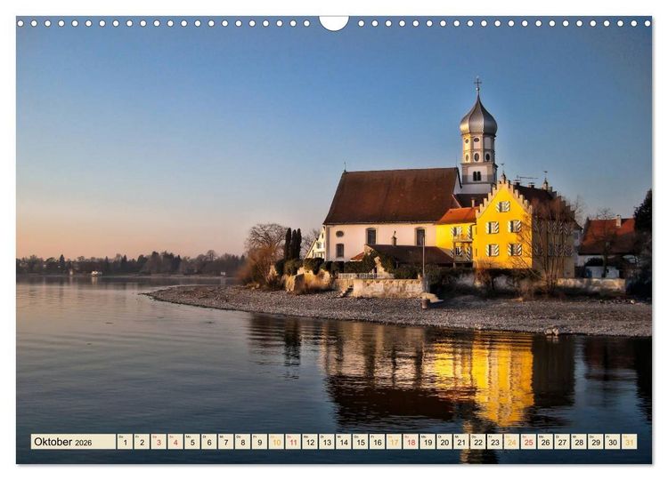 Produktbild: Bodensee - "Die D&ouml;rfer sind wie ein Garten ..." (Rainer Maria Rilke) (Wandkalender 2026 DIN A3 quer), CALVENDO Monatskalender
