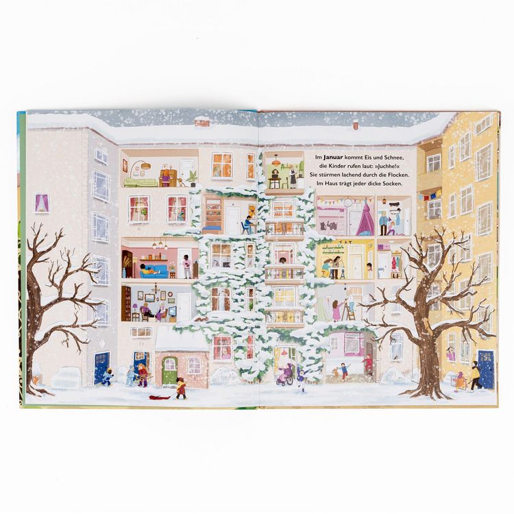 Produktbild: Wo ist Teddy Mutz? Eine Wimmelgeschichte von Januar bis Dezember