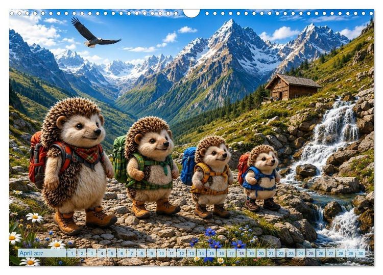 Produktbild: Die zauberhafte Welt der Iglis (Wandkalender 2027 DIN A3 quer), CALVENDO Monatskalender