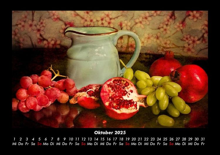 Produktbild: Obstkalender 2025 Fotokalender DIN A3