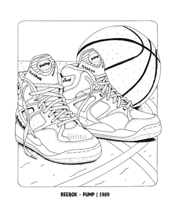 Sneaker Coloring Book