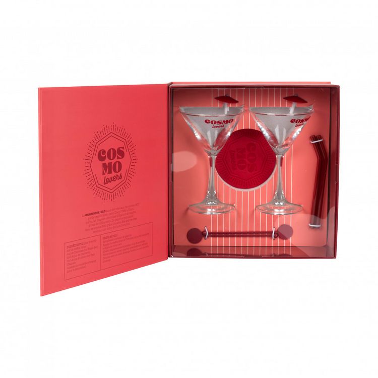 Produktbild: 10-teilige Cosmopolitan Cocktailbox