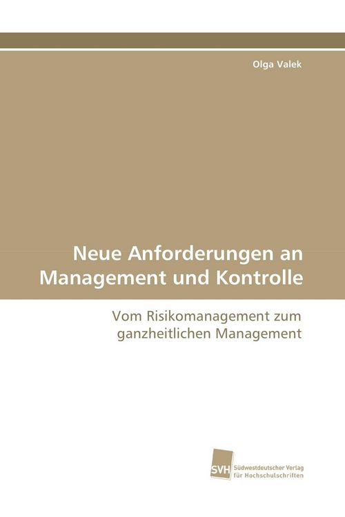 Produktbild: Neue Anforderungen an Management und Kontrolle