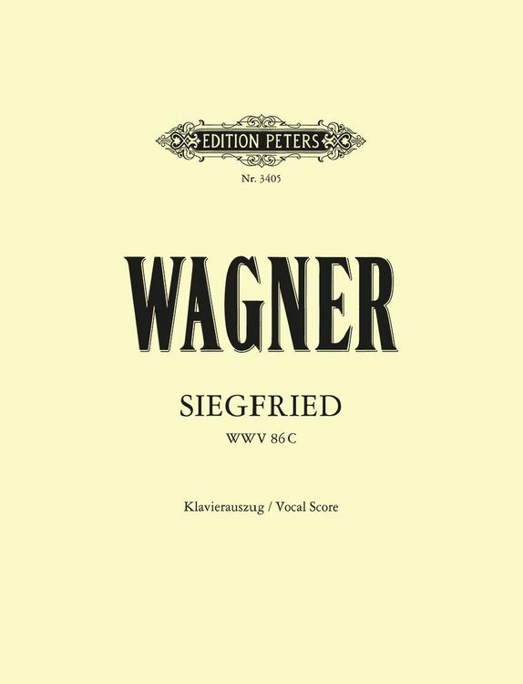 Produktbild: Siegfried (Oper in 3 Akten) WWV 86 C