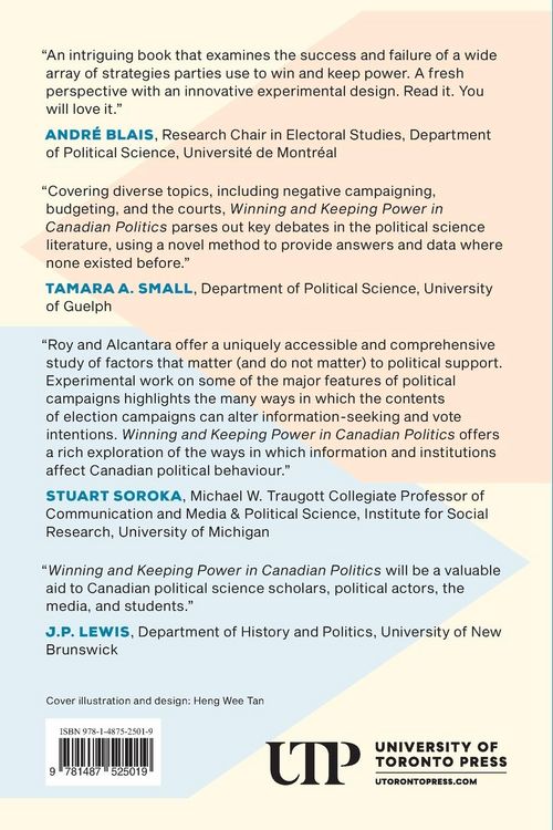 Produktbild: Winning and Keeping Power in Canadian Politics